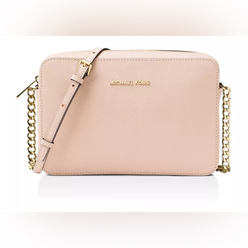 MICHAEL Michael Kors
Jet Set Large Saffiano Leather Crossbody.